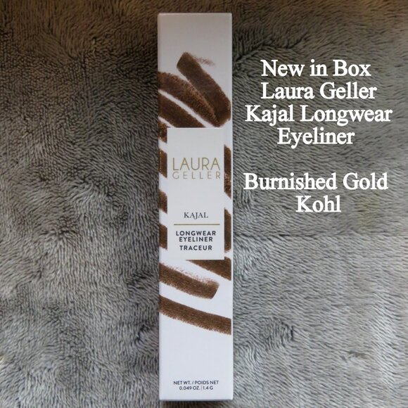 New in Box Laura Geller Kajal Longwear Eyeliner Burnished Gold Kohl .049 oz/1.4G - Picture 1 of 16